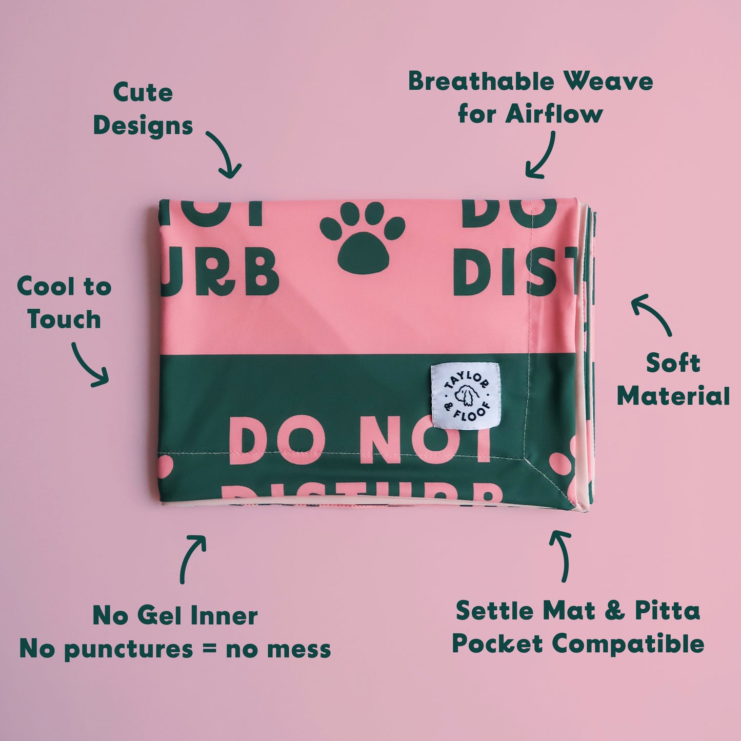 Key Features:
Soft, breathable & lightweight
Smart weave for better airflow
No gel inside = puncture-proof + mess-free
Cool-to-touch fabric for extra comfort
Machine washable (Do not tumble dry)
Compact & portable, pop it in your bag, car, or crate