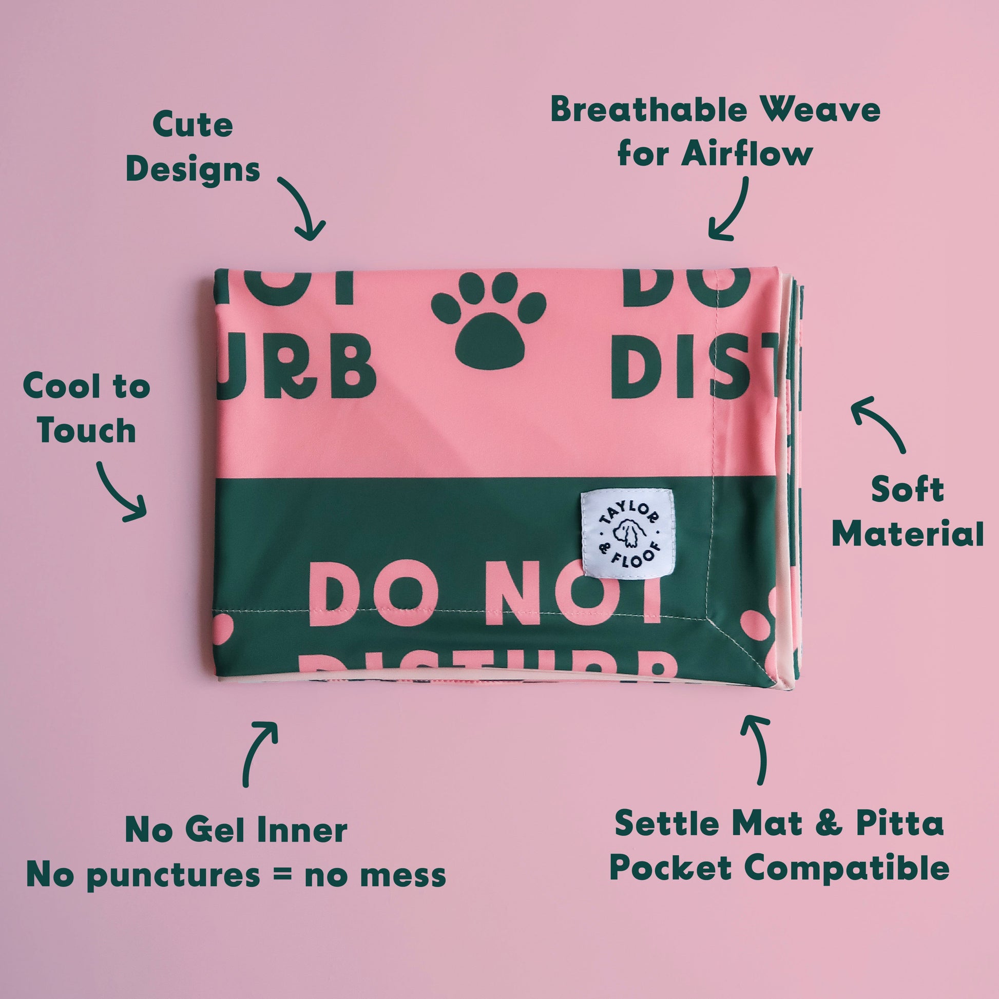 Key Features:
Soft, breathable & lightweight
Smart weave for better airflow
No gel inside = puncture-proof + mess-free
Cool-to-touch fabric for extra comfort
Machine washable (Do not tumble dry)
Compact & portable, pop it in your bag, car, or crate